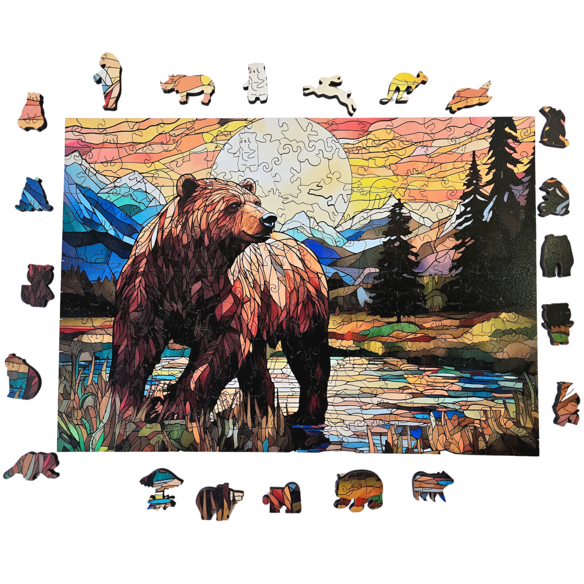 wooden puzzle makuari